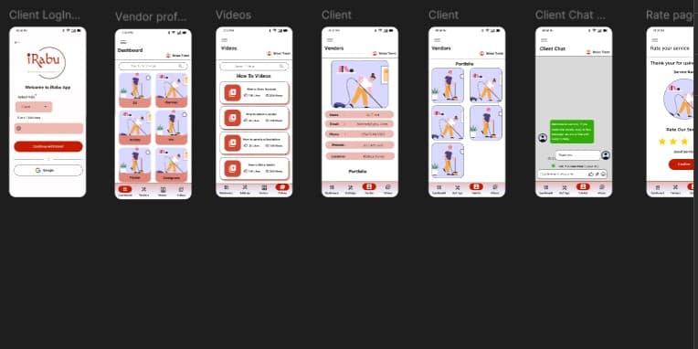 A mobile app design system for a fintech startup screenshot 1